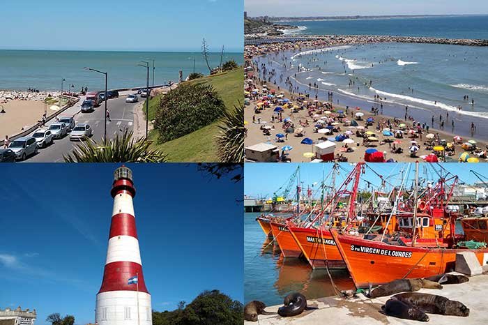 Vista de Mar del Plata